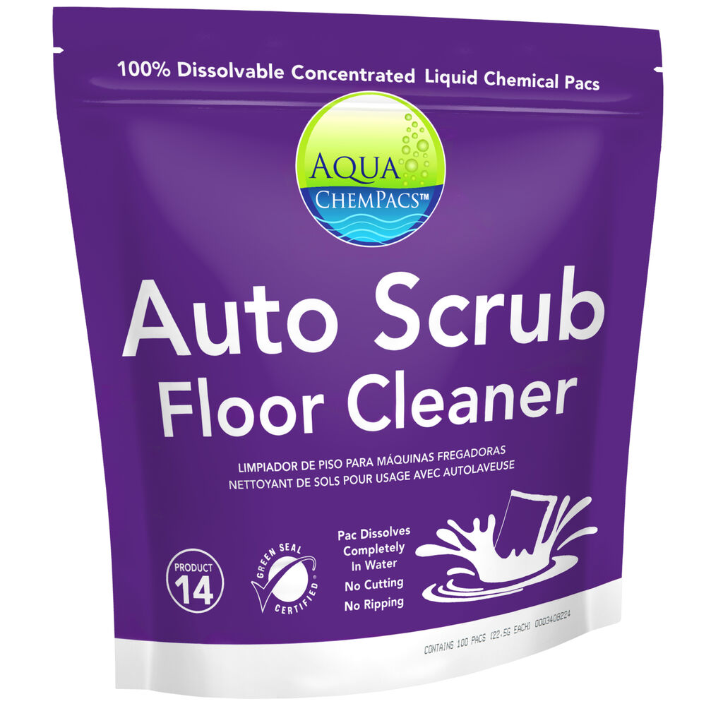 Aqua ChemPacs Auto Scrub Floor Cleaner 4 x 100PK x 22.5 grams (9320869) - Left.jpg